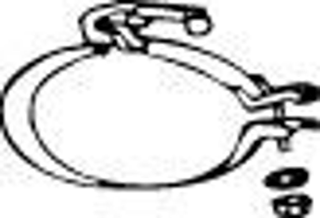 VEGAZ Auspuffhalter für OPEL KADETT D (31-34, 41-44) Auspuffanlage Montageteil OM-101