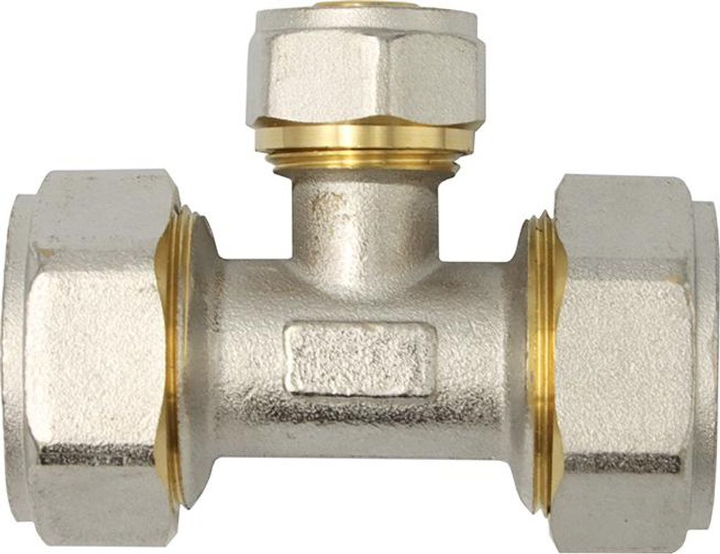 Klemmring Schraubfitting T-Stück 26x16x26 mm reduziert Verbundrohr