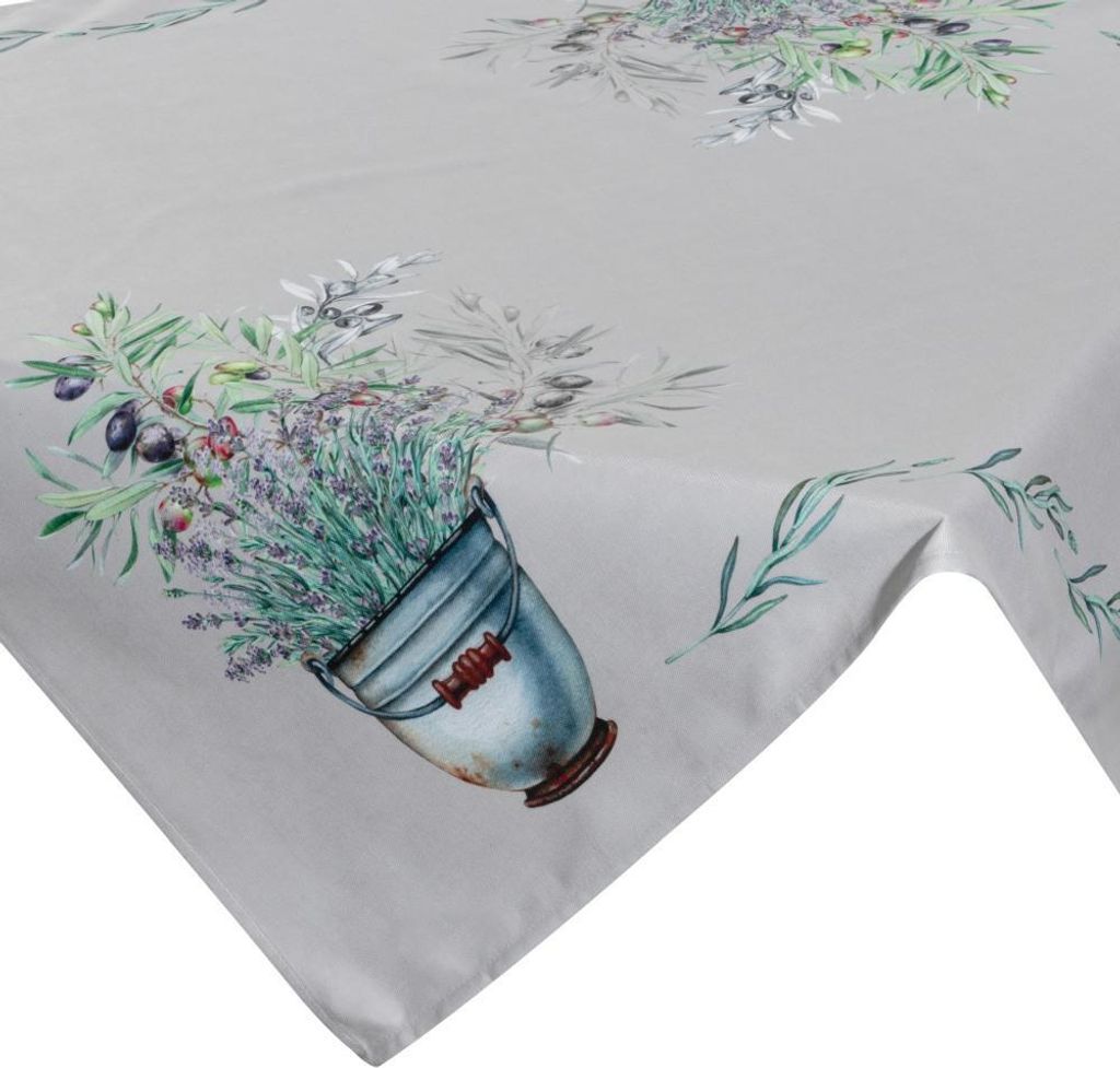 EUROFIRANY | Tischdecke - 85x85 cm - Lavendel - Dekorativ - Pflegeleicht - Provenzalischer Stil