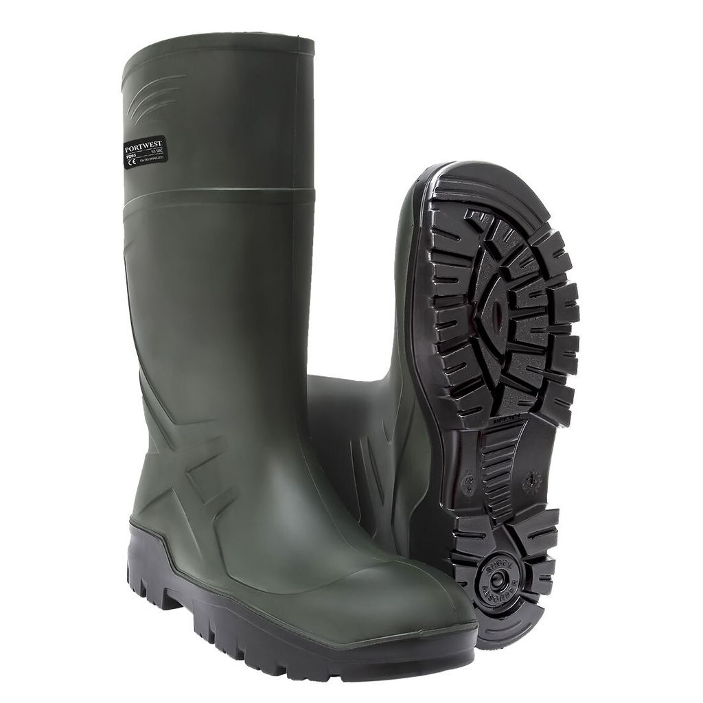 Portwest FD90 PolyurethanGummistiefel Wellington O4 CI FO Green Gr. 48