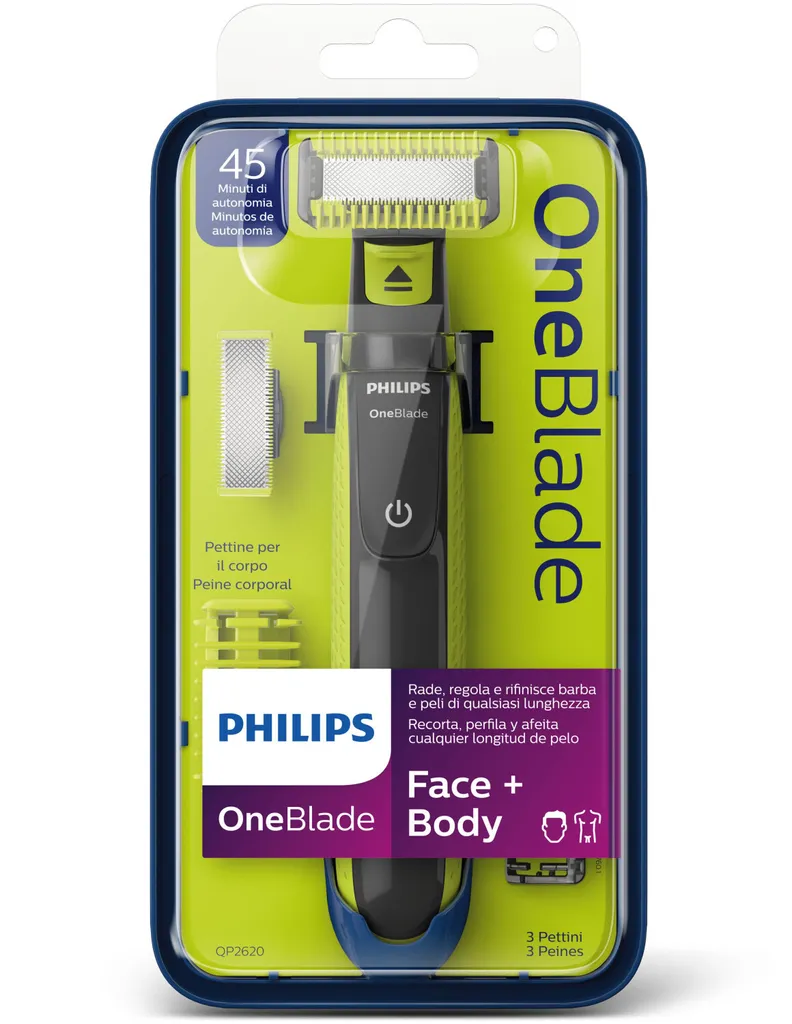 Rasoir Électrique Philips OneBlade Pro Tout-en-un pour Barbe et Torse