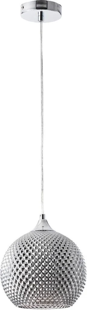 Suspension en verre métallisé effet miroir EMPIRA 120x20 cm Polux
