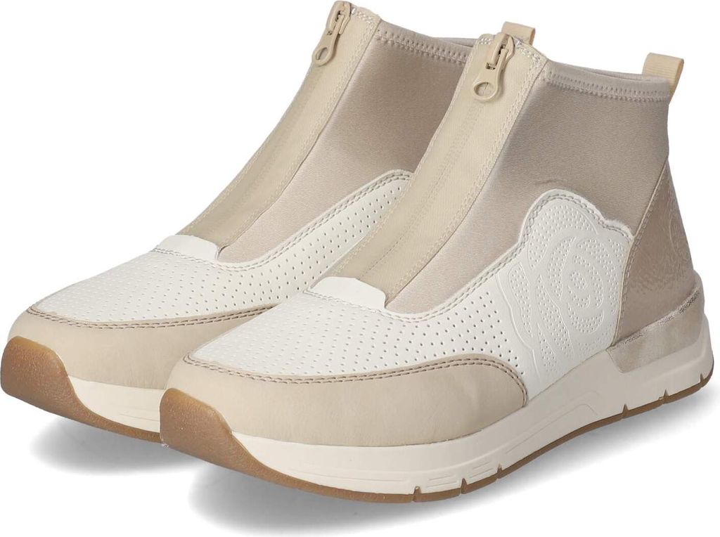 Rieker Damen Ankle Boots Beige Textil Synthetik Mix  Größe: Produktbild 
