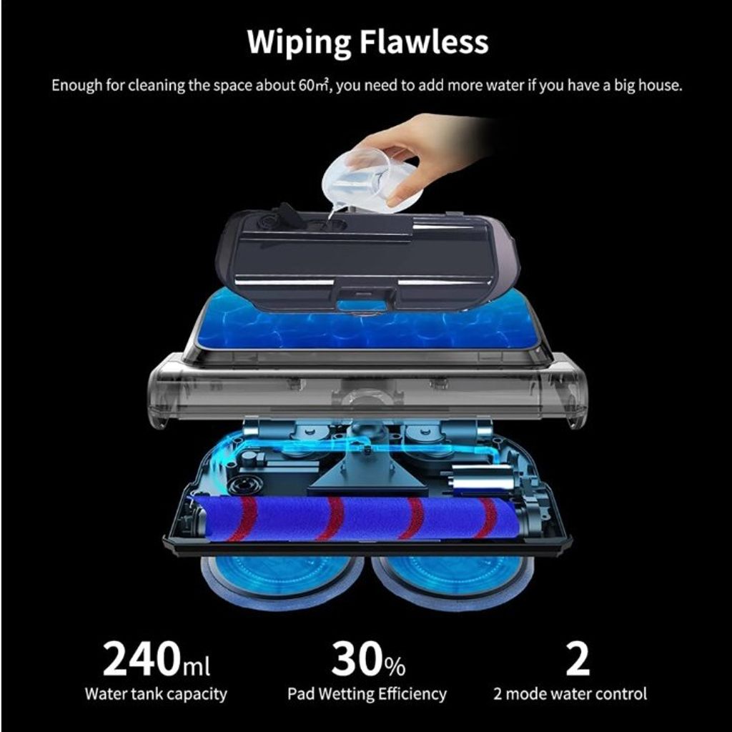 Wischaufsatz, Bürste für Dyson V15 V11 V10 V8 V7 Produktbild 3