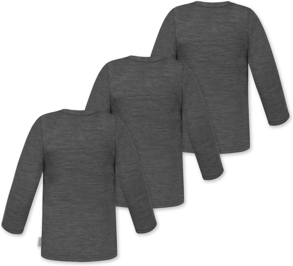 normani 3er Pack Baby Merino Longsleeve