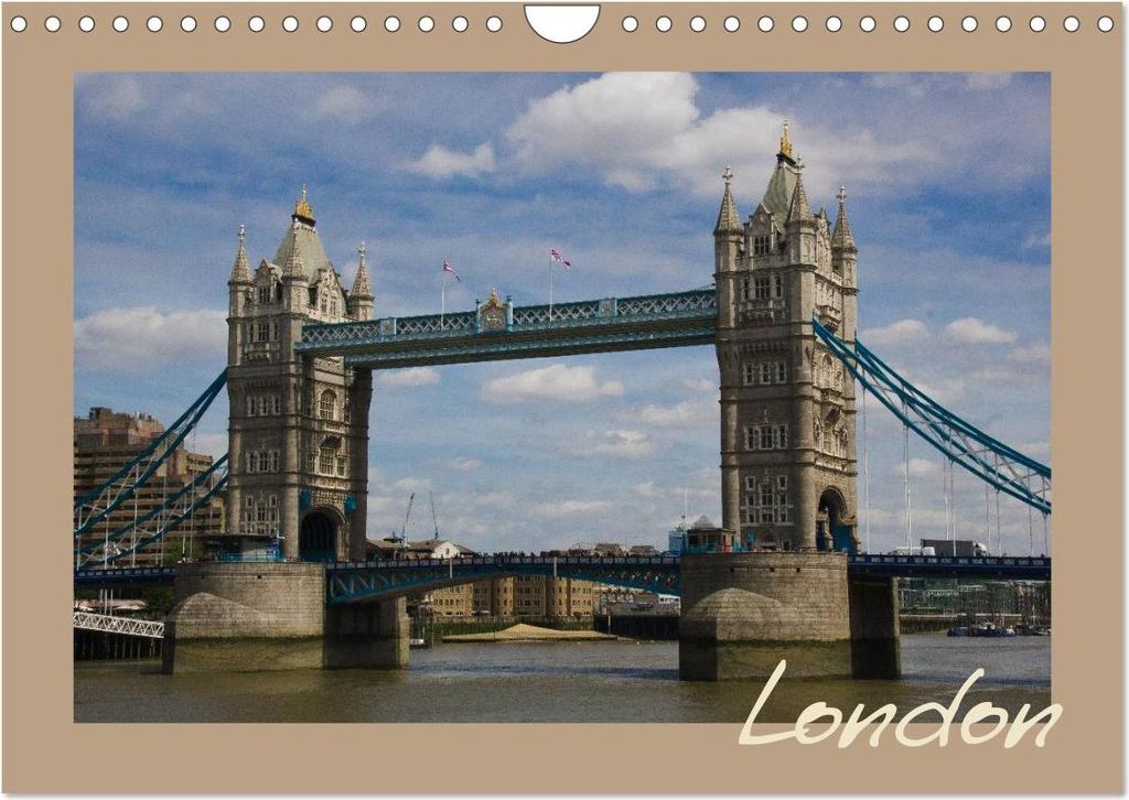 London (Wandkalender 2027 DIN A4 quer), CALVENDO Monatskalender