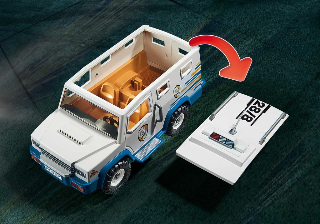 PLAYMOBIL 9371 City Action Geldtransporter Produktbild 6