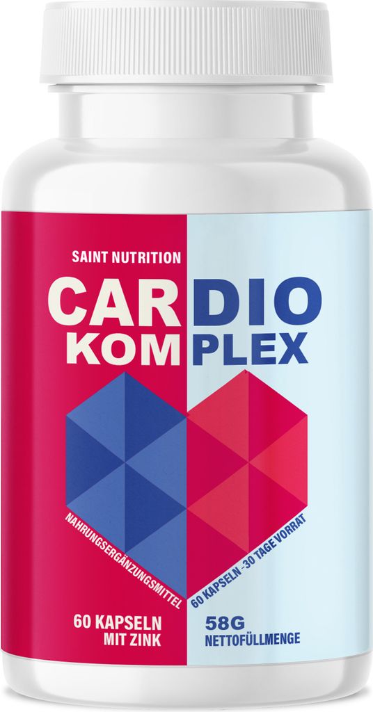 Saint Nutrition Cardio Komplex Original - Unterstützung für das Herz - Kreislauf - System – mehr Vitalität & Wohlbefinden – fördert ein g...