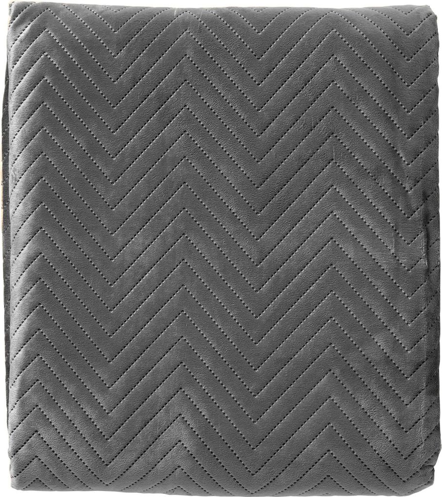 Textino Tagesdecke Velo 220x240 cm Grau Produktbild 
