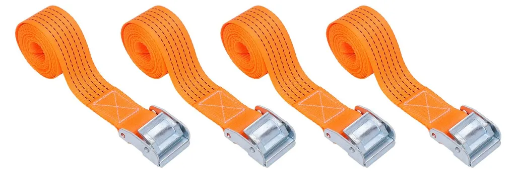 Sangle de fixation 50mm pour éviter le glissement de charge sur remorque
