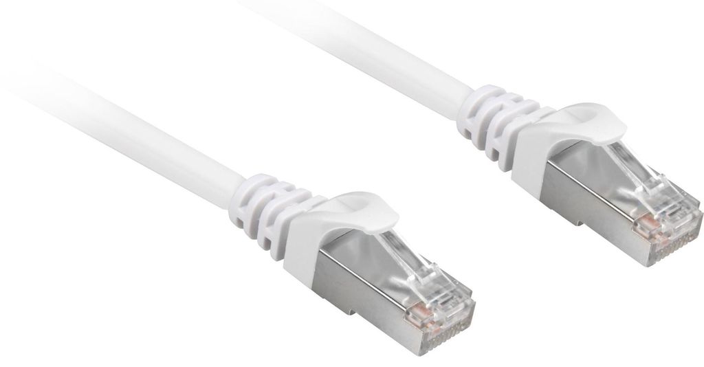 Sharkoon Cat.6a SFTP Netzwerkkabel Weiß 3 m Cat6a S/FTP (S-STP)