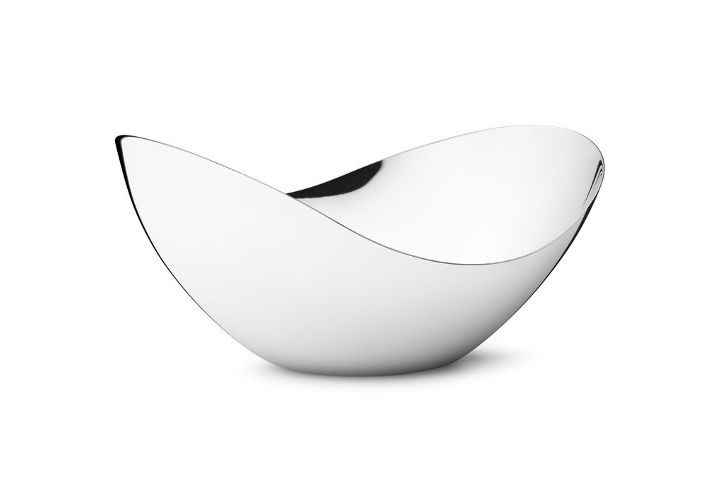 Georg Jensen BLOOM TALL BOWL STAINLESS STEEL MIRROR MEDIUM 3586229
