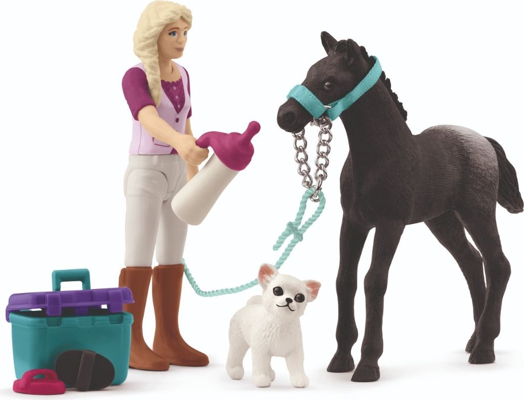 Schleich 42755 - Set per la cura dei puledri (non Immagine del prodotto 
