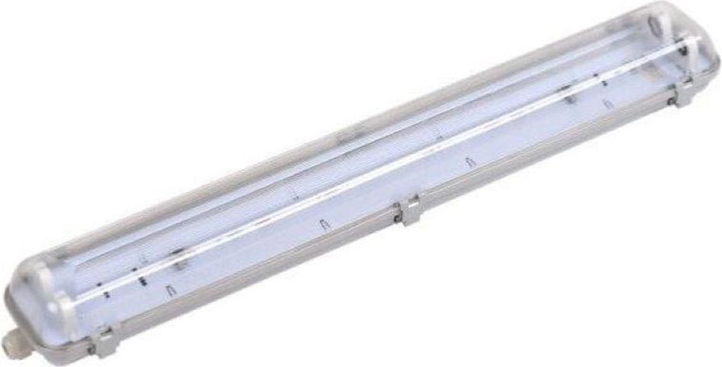Wasserdichte doppelte Lichtleiste für LED-Röhre T8 60cm IP65 (leeres Gehäuse)