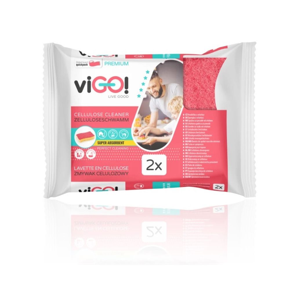 Celluloseschwamm extra weich zum Waschen von 2pcs. Premium vigo