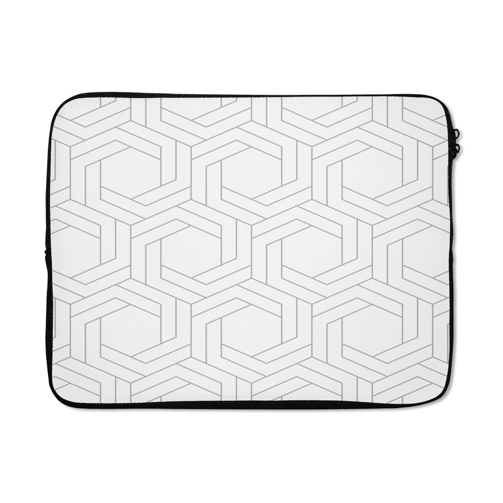 MuchoWow Laptop Hülle 15 Zoll Design - Geometrie - Muster - Abstrakt Laptoptasche - Laptoptasche - Sleeve - Rundum-Schutz
