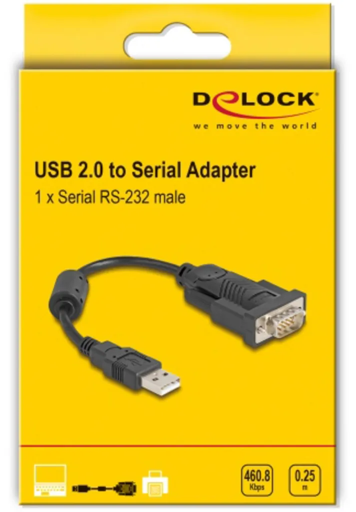 Adaptateur USB vers COM RS232 DB9 pour Programmation et Maintenance