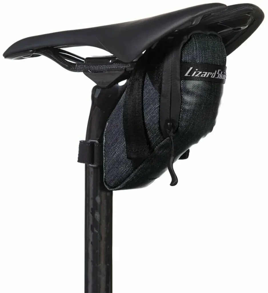 Lizard Skins Micro Cache Jet Black sacoche de selle compacte et robuste - 2