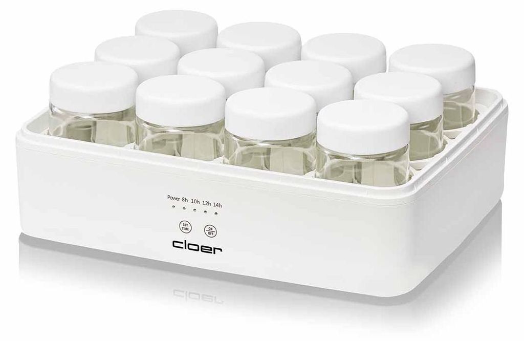 Cloer 9921 Joghurtbereiter für 12 Gläser à 150 ml, Produktbild 