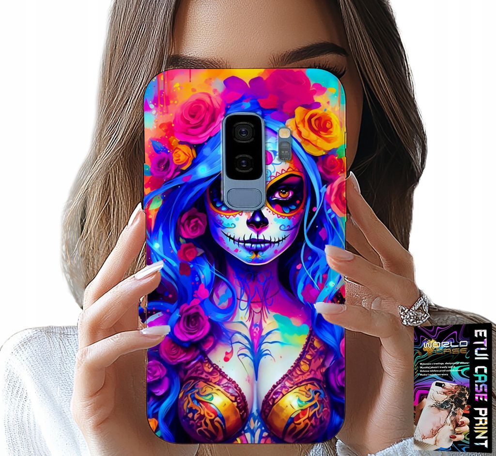 Fall Für Samsung Galaxy S9 Plus - Mexikanische Bunte Königin Des Todes