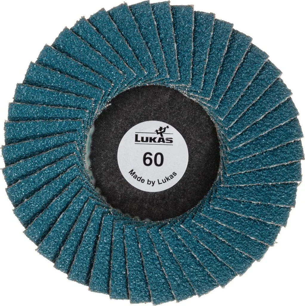 Mini Disque à Lamelles Ø 50 mm pour Meulage Inox et Acier Grain 40 Plat