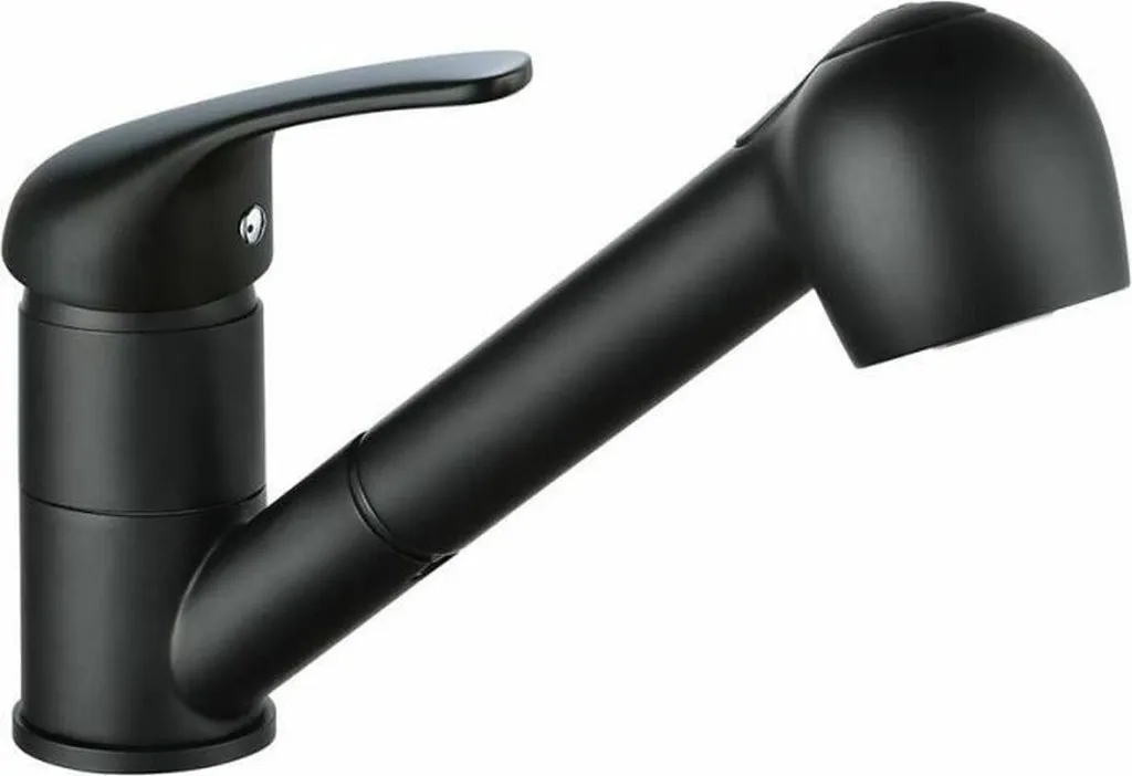 Mitigeur d'évier Rousseau ARES Noir Mat pour cuisine moderne et design