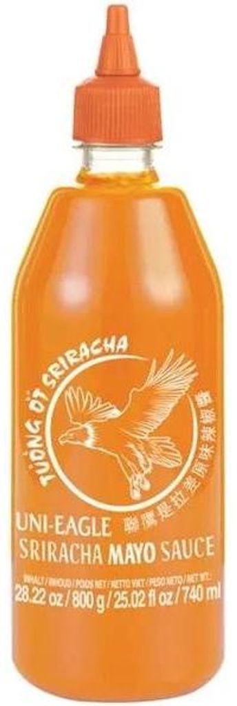Uni-eagle | Sriracha Mayo - 800g - Scharf - Enthält Milch - Enthält Soja - Asiatische Küche