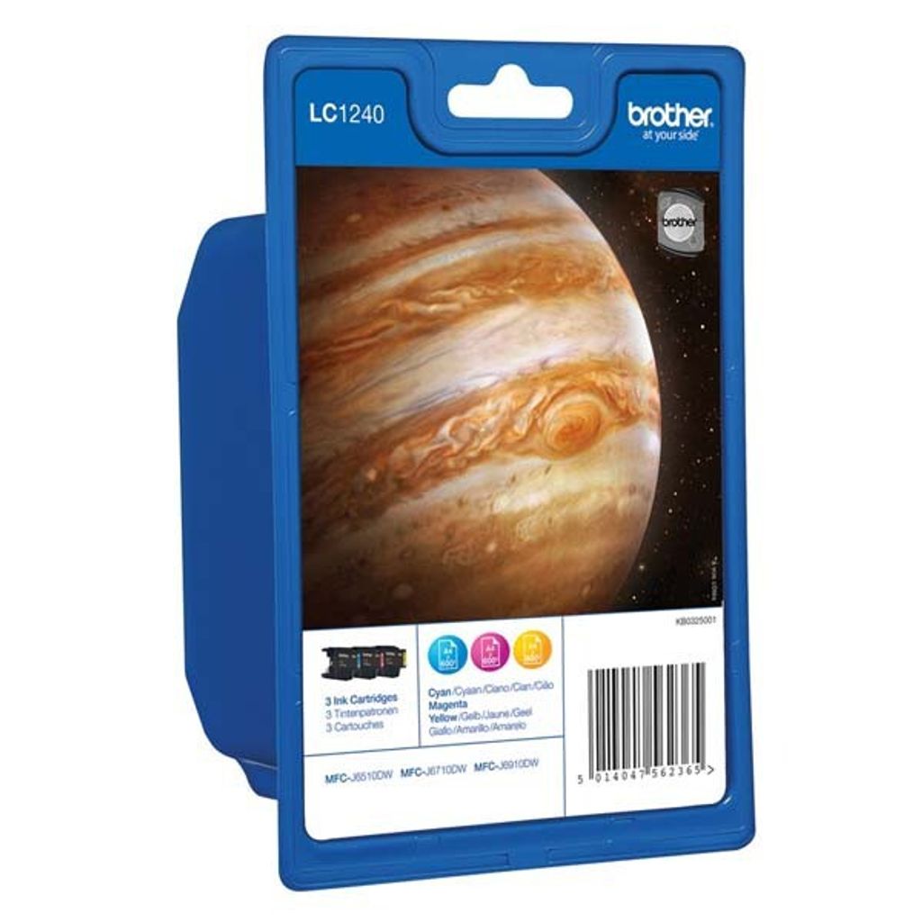 Brother LC1240 - 3er-Pack - Gelb, Cyan, Magenta