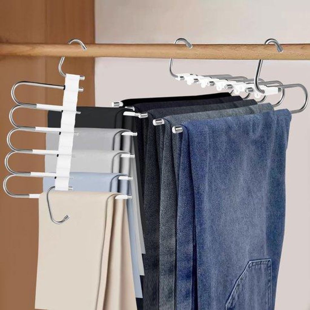 Kleiderbügel mit Anti-Slip für Hosen und mehr