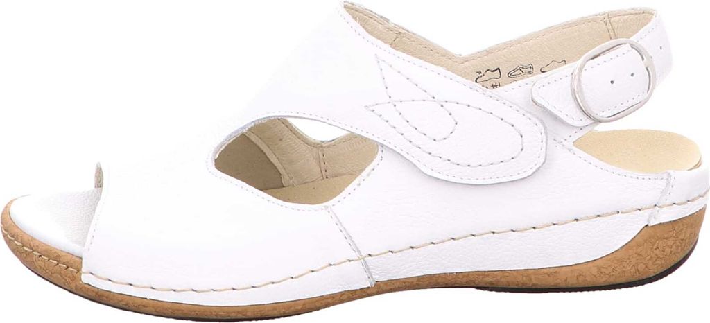 Waldläufer Komfort Sandalen Uni 31313233393134 Weiß 41 EU