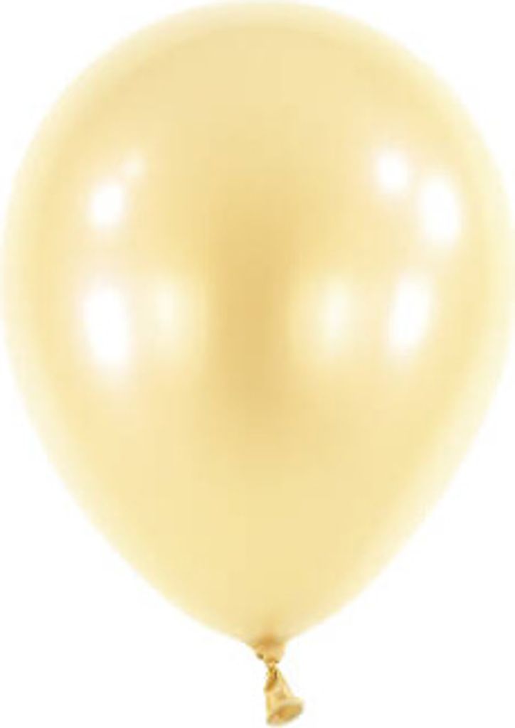 Latexballons, Metallic, Pearl Cream, Vanille, Decorator Pearl Vanilla, 35cm, 50 Stk.