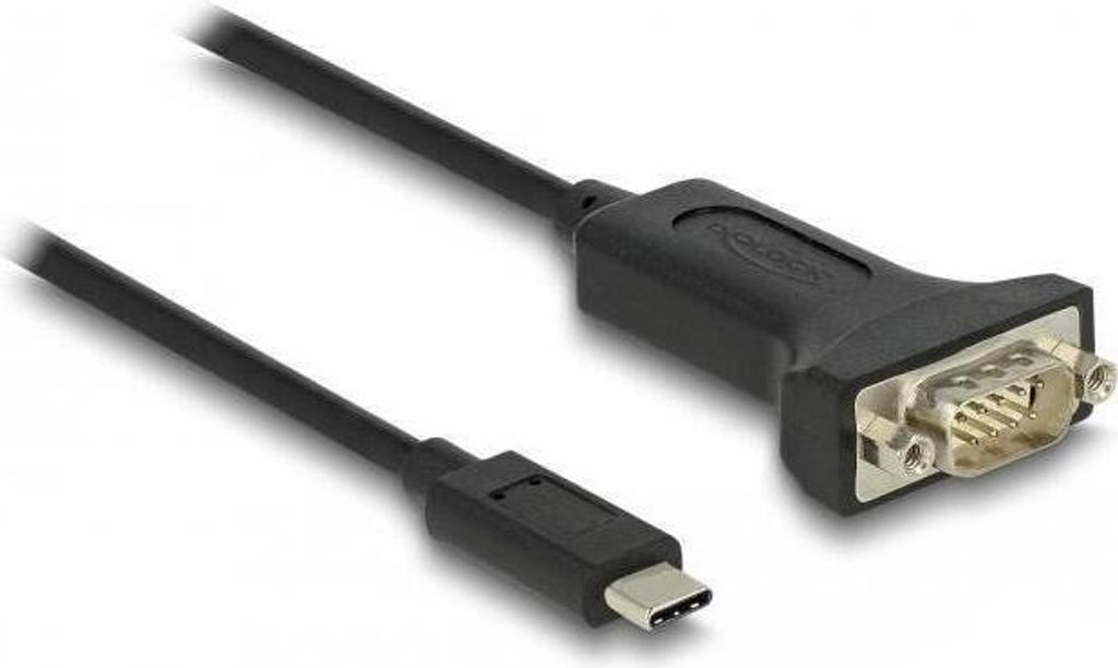 DELOCK Adapter USB Type-C > 1 x Seriell RS-232 D-Sub 9 Pin