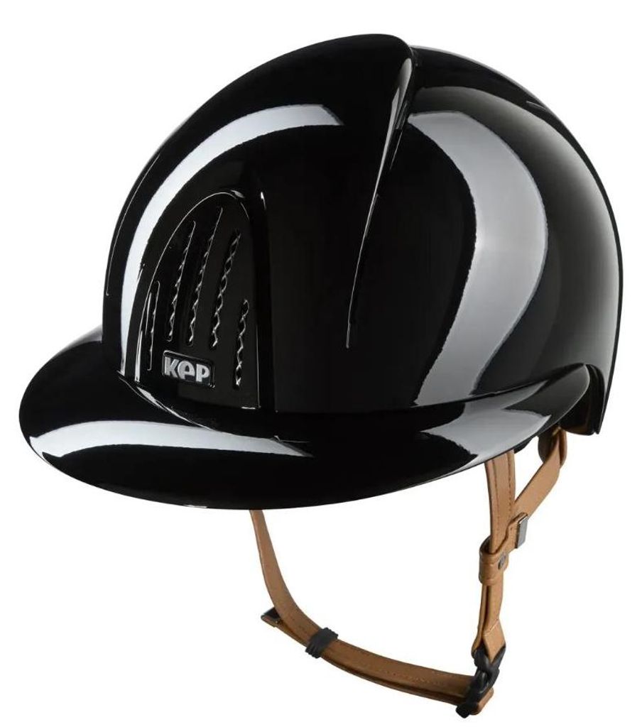 KEP Smart Nova Metal Polish beige Strap Polo Visor Jezdecká Obrázek produktu 