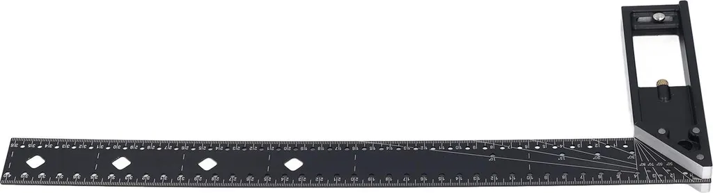 Outil de traçage bois : règle angles multiples 40 cm pour menuiserie - 4