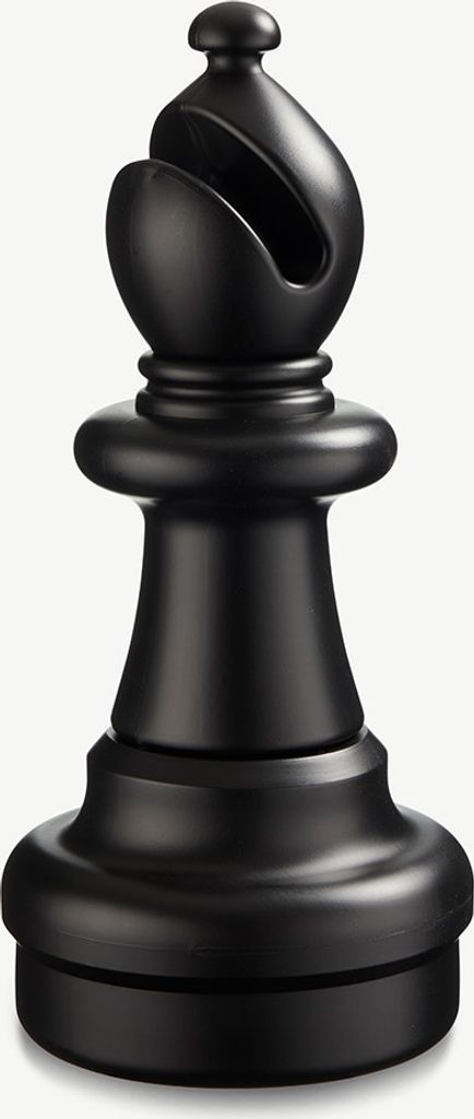 Ubergames - Schachfigur - Läufer 54 cm - Schwarz - Geeignet für Ubergames Schachspiel