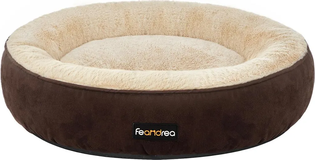 Lit pour chat en forme de beignet Ø 70 cm - Panier apaisant ultra doux