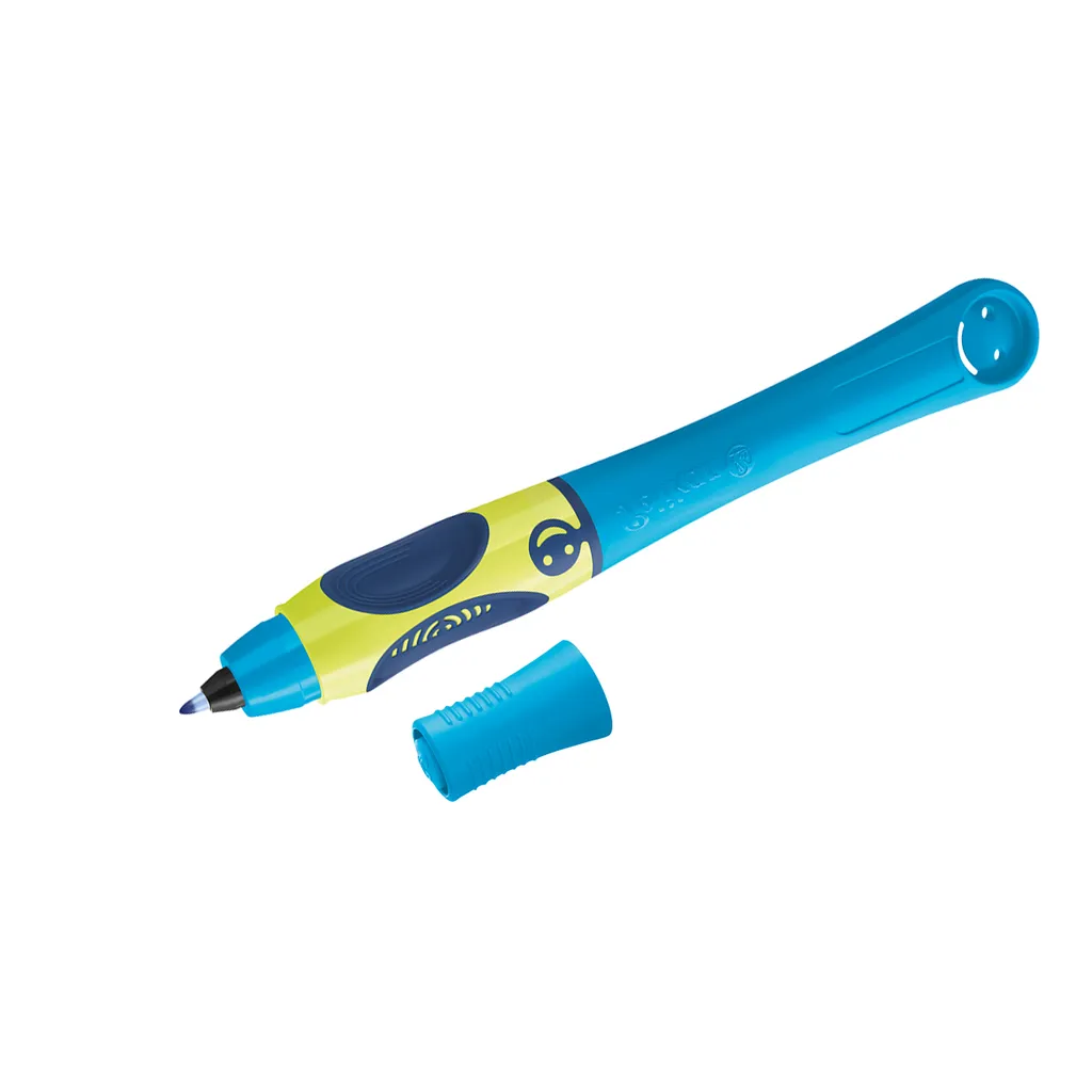Pelikan Griffix Tintenschreiber Für Linkshänder - Ergonomisches Schreiblernsystem Neon Blue