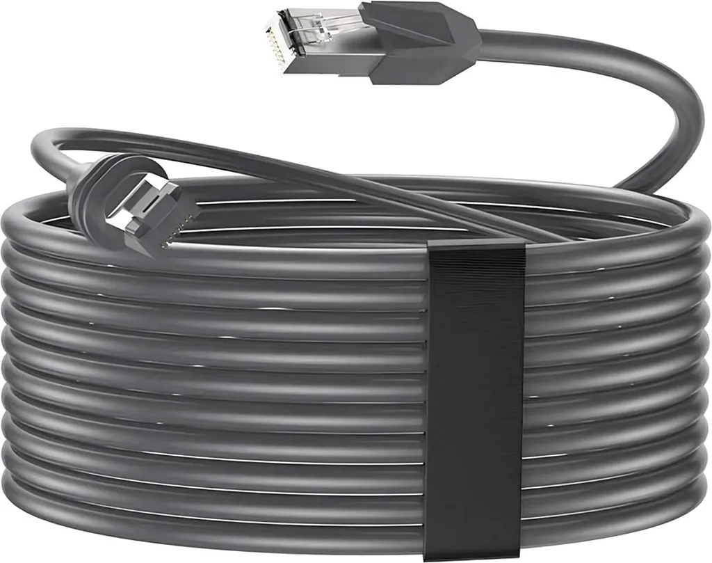 Câble satellite Gen3 anti-coupure 46m étanche RJ45 cuivre 26 AWG