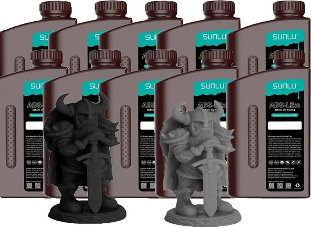 Résine pour imprimante 3D 1000g haute précision ABS-Like 5BK Noire