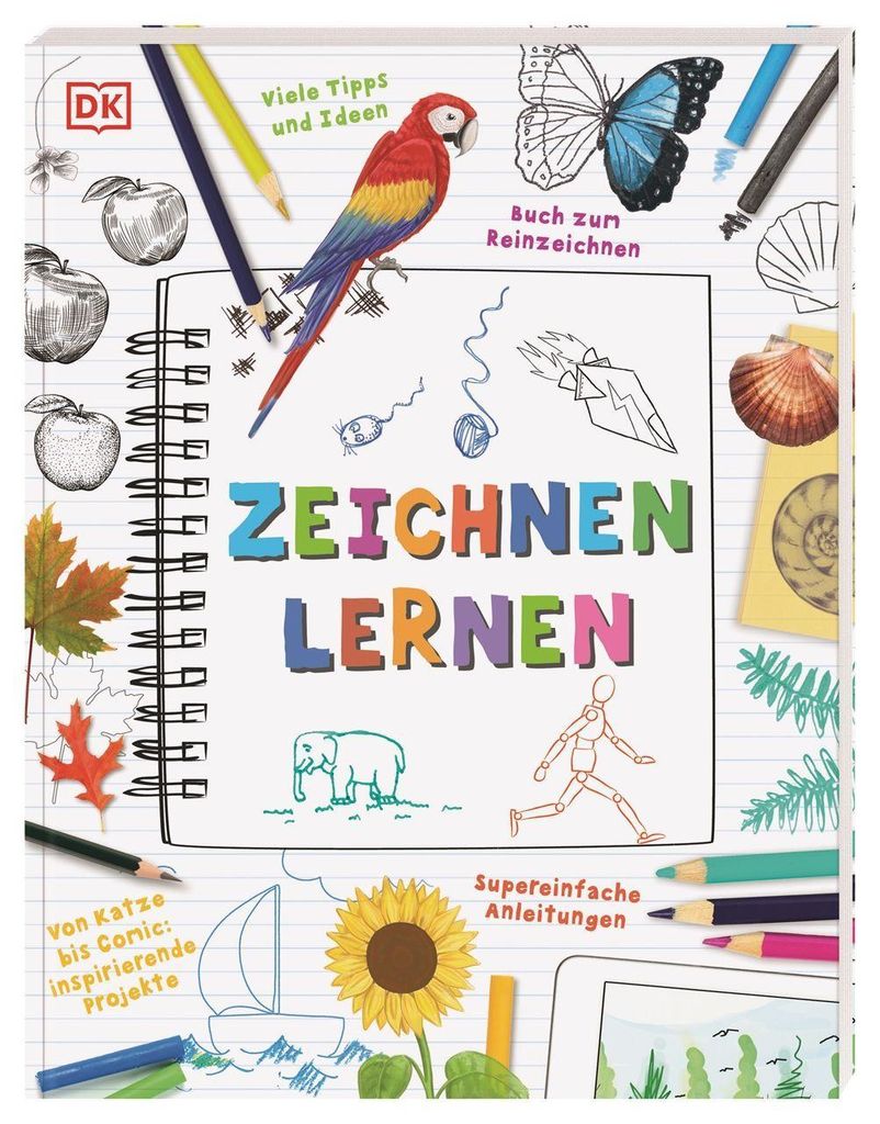 Mitmachbuch Zeichnen lernen für Kinder ab 7 Jahren – Produktbild 