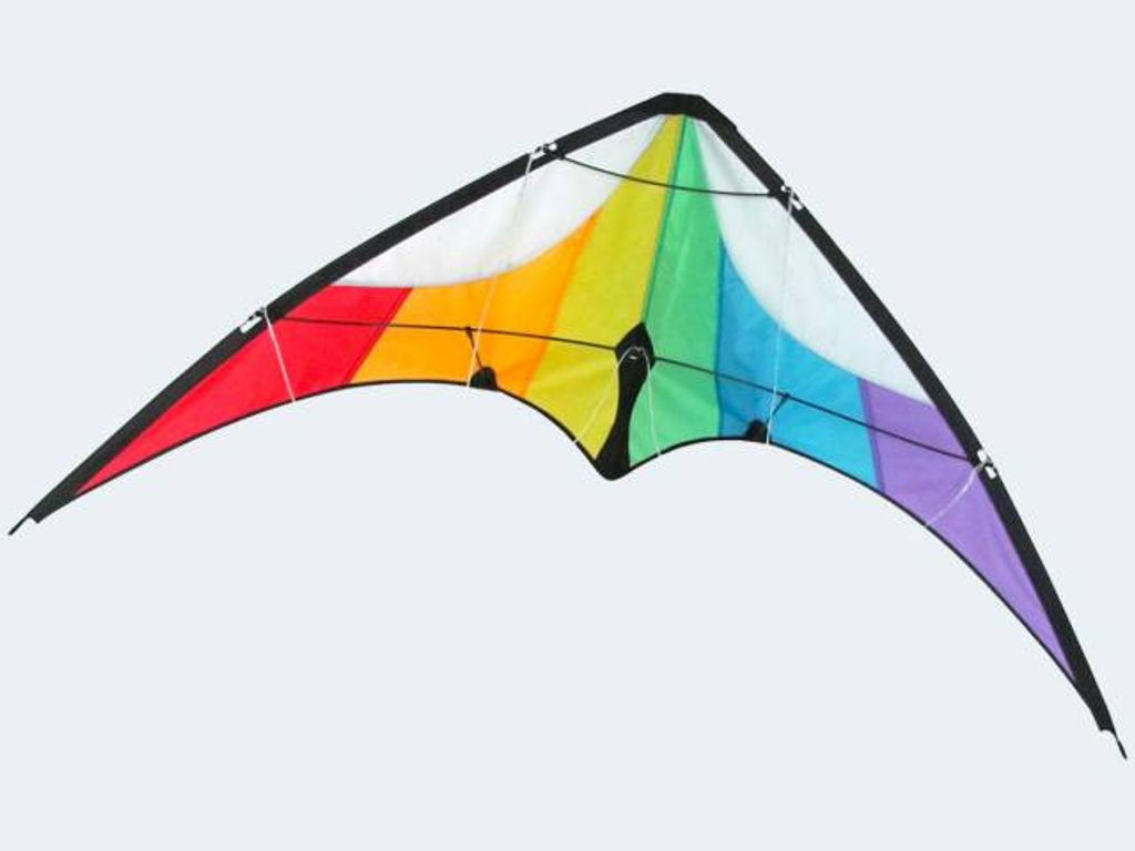 Lenkdrachen Ventis Bat 100x40cm Nylon 2f sort.