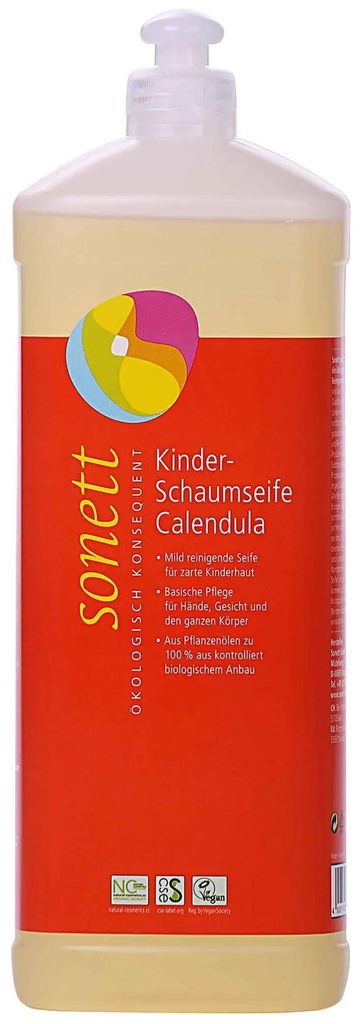 Sapone schiumogeno per bambini - Calendula bottiglia di Immagine del prodotto 
