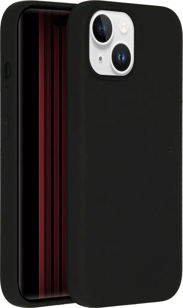 Custodia Silicone Liquido Accezz iPhone 15 Nero | Cover Protezione Top