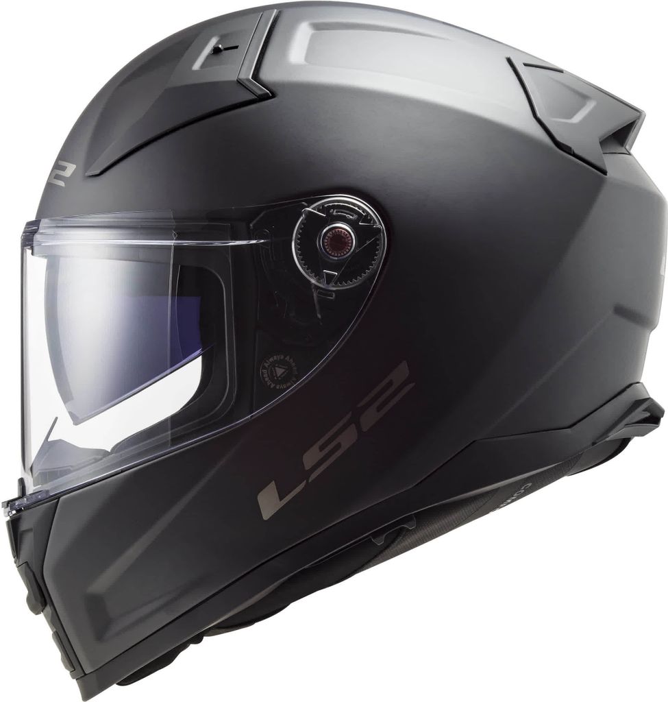 LS2 FF811 VECTOR II SOLID Integralhelm S in schwarz