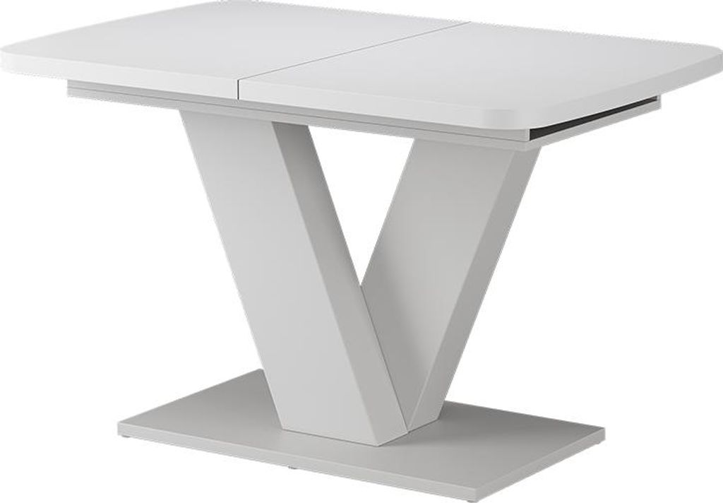 Esstisch Vicco Fenaro Weiß 120 x 80 cm ausziehbar, Model Produktbild 