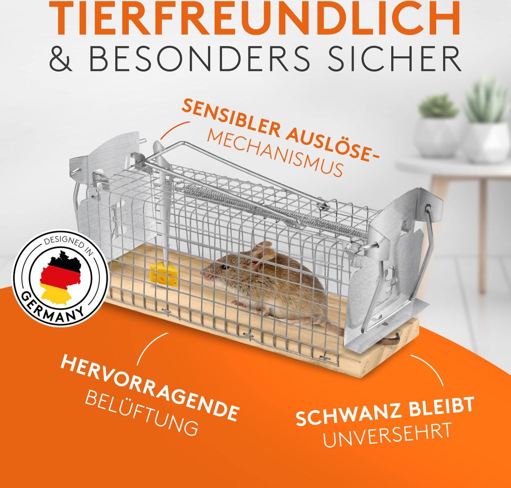 2 Stück Lebendfallen Für Ratten XXL – Tierfreun Produktbild-Vorschau 5