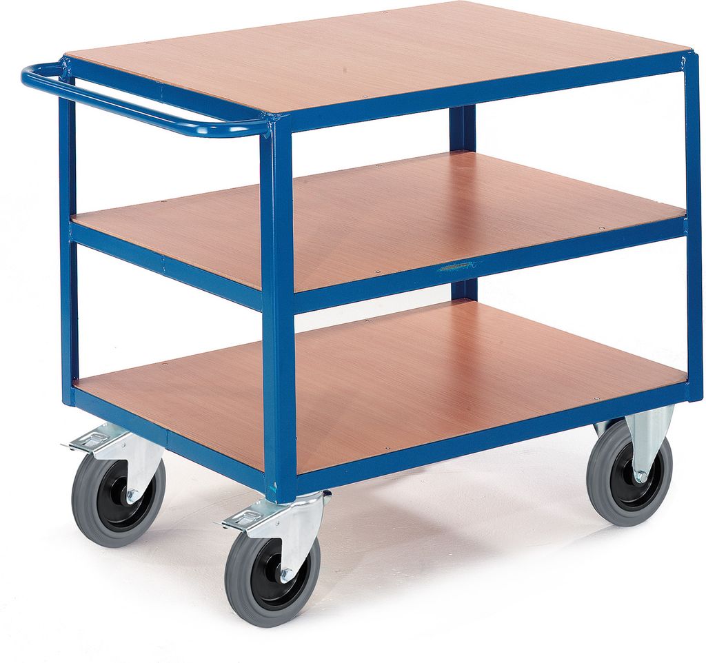 Rollcart Tischwagen 3 Ladefläche, Ladefläche:1000x700 mm