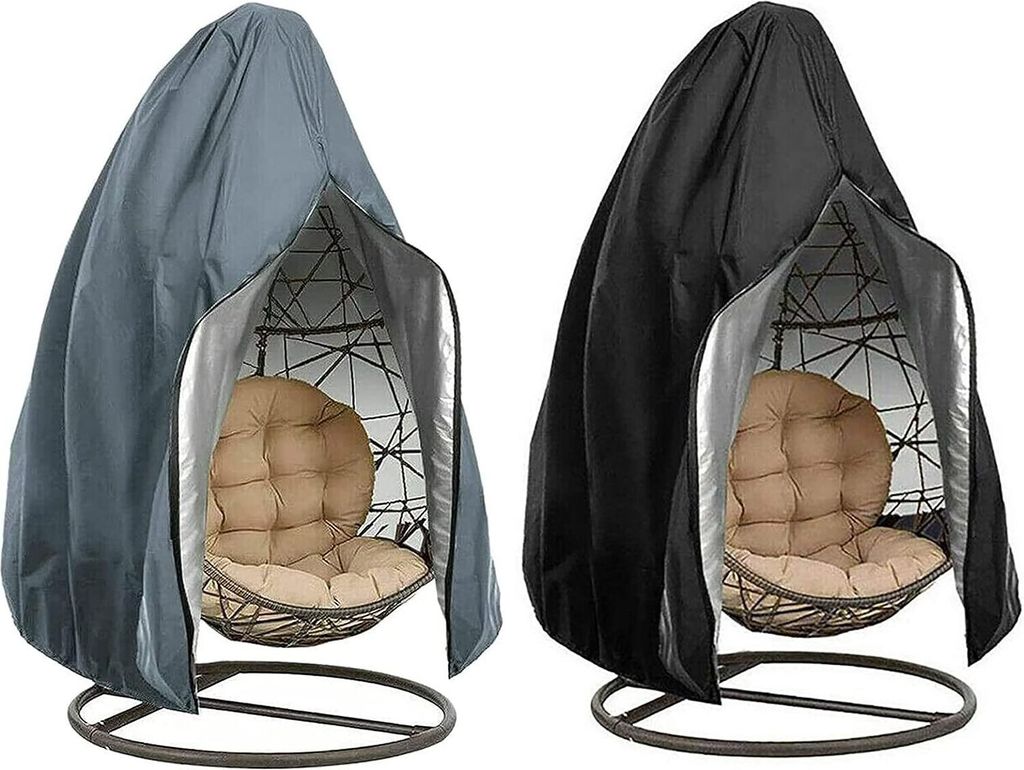Hängesessel-Abdeckung groß, Plane, Hängesessel-Schutzhülle für Schwebesessel, Stoff mit PolyurethanBezug, Regenschutz, wasserdicht, atmungsakt...