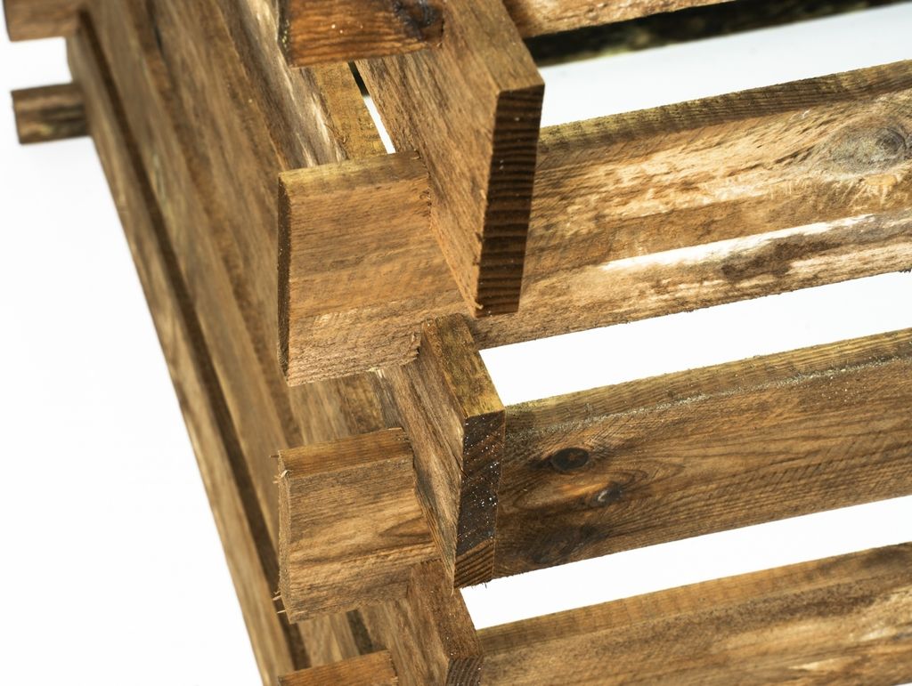Holzkomposter mit Holz-Stecksystem Komposter Steckkomposter Produktbild 4