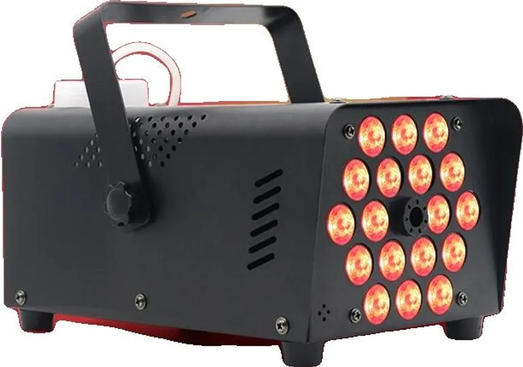 Machine à fumée et brouillard LED 13 couleurs pour soirée et DJ - 500W
